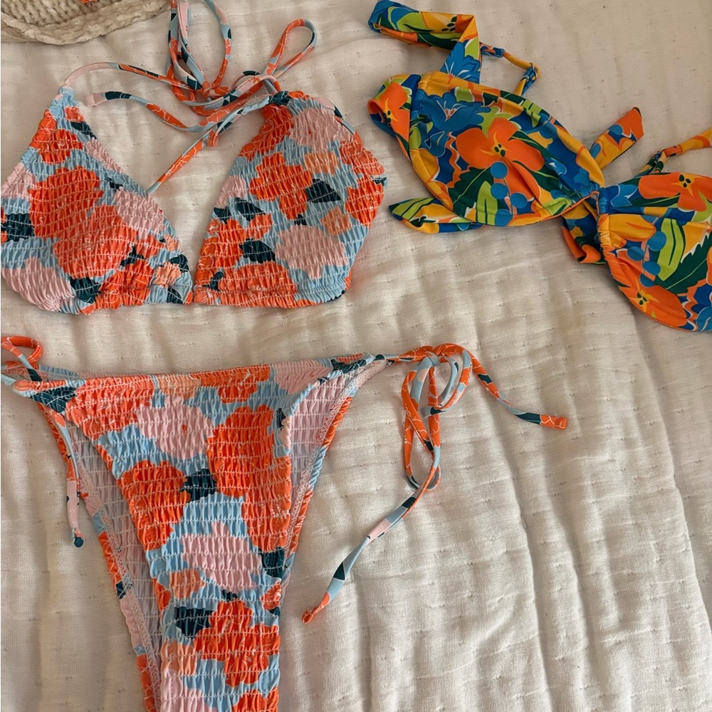 Colorful Floral Bikini Set